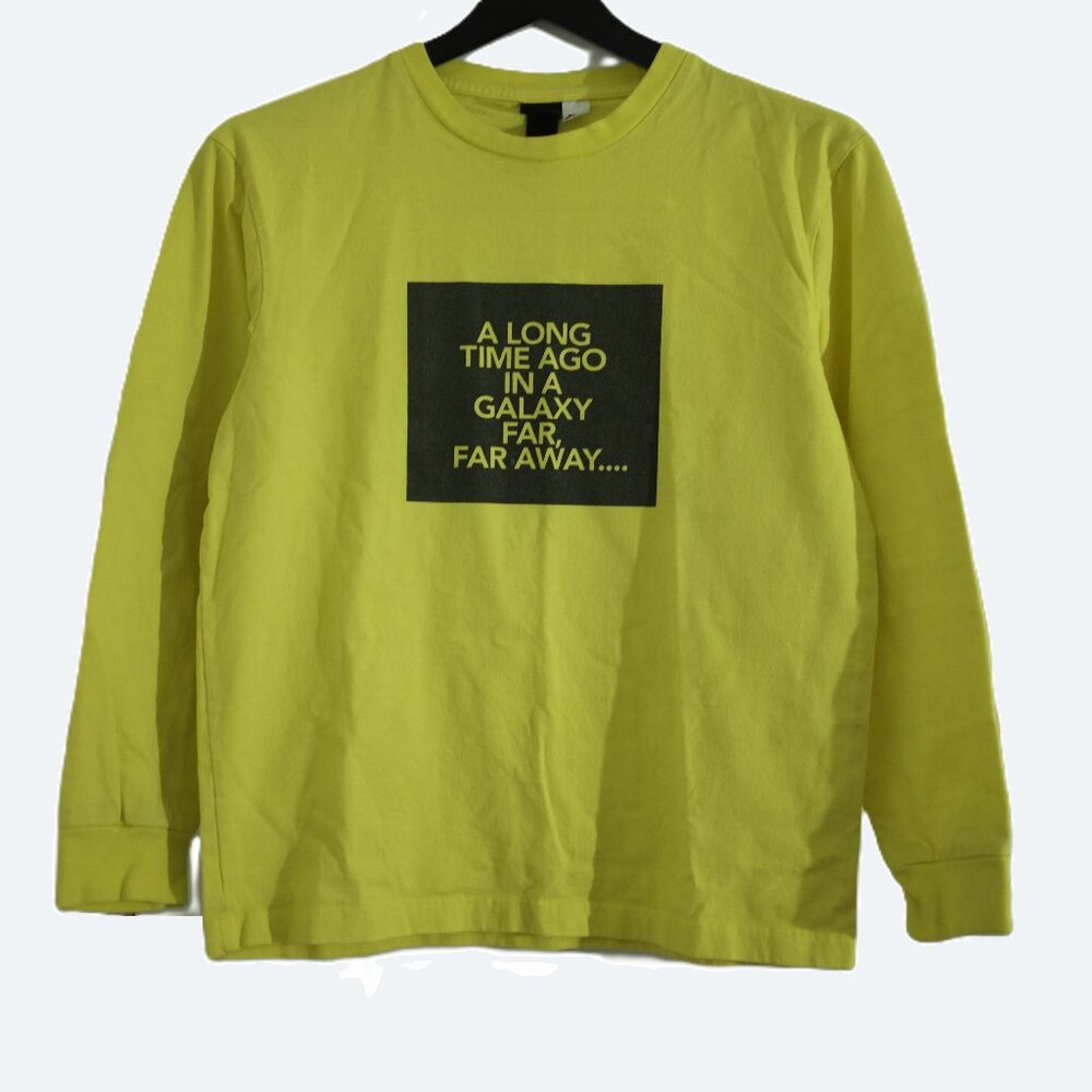 H&M  Star Wars highlighter yellow tshirt size S